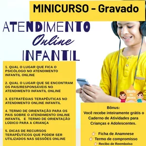 Imagem de capa para o Curso online Mini Curso - Atendimento Online Infantil 