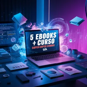 Imagem de capa para o Curso online Super Combo Ebooks + Cursos em Vídeo com IA