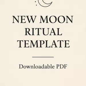 Cover image for Ebook New Moon Ritual Template