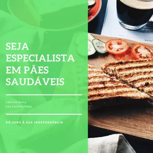 Imagem de capa para o Ebook Ebook de Pães saudáveis