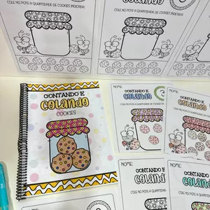 Imagem de capa para o Ebook Apostila Contando e Colando Cookies 