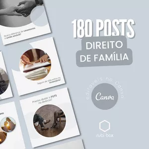 Imagem de capa para o Curso online Box de Postagens para Advogados | Direito de Família | Rubi Box