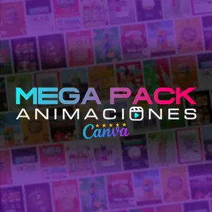 Imagen de portada para Curso online Mega Pack Animaciones en Canva