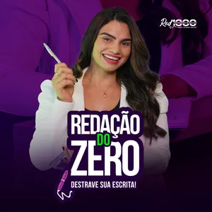Imagem de capa para o Curso online Redação do zero: destrave sua escrita!