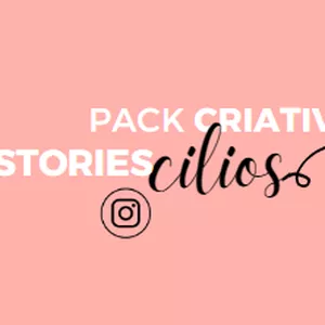 Imagem de capa para o Ebook PACK CRIATIVO STORY PARA DESIGNER DE CILIOS 