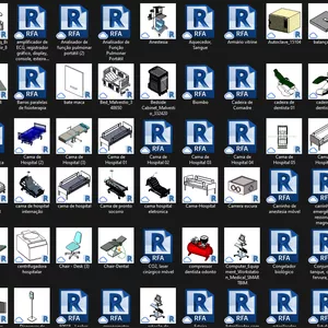 Imagem de capa para o Curso online Familia Revit Equipamentos Saúde