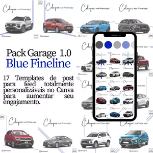Imagem de capa para o Ebook Pack Garage 1.0 - Blue Fineline