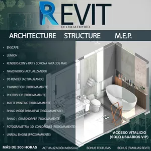 Imagen de portada para Curso online REVIT DE CERO A EXPERTO 