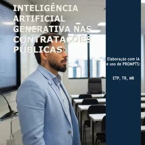 Imagem de capa para o Ebook IA aplicado na Elaboração de ETP, TR e MR 