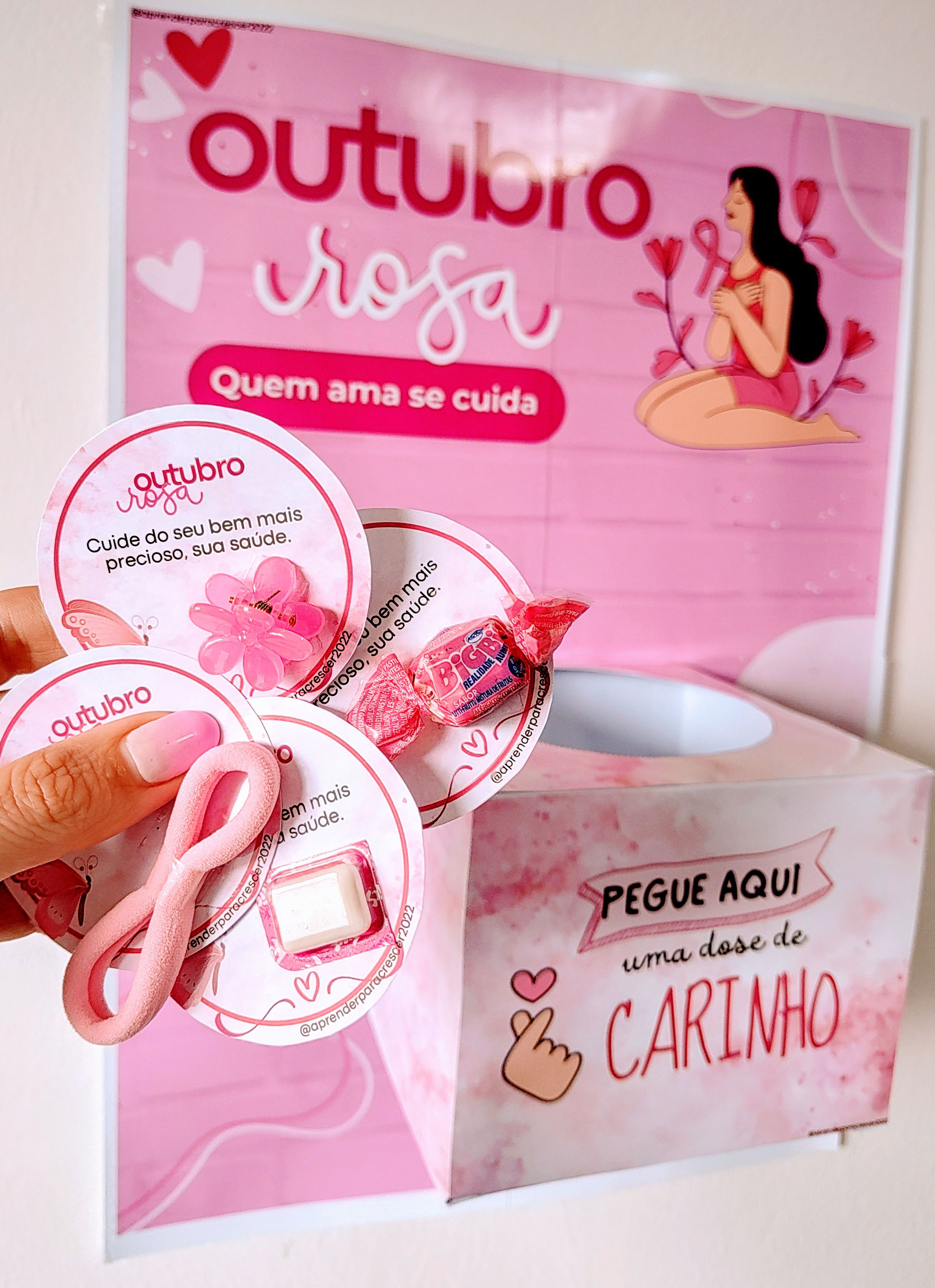 Mini cartaz Outubro Rosa