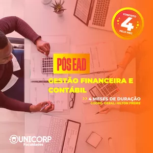 Imagem do curso MBA em Gestão Financeira e Contábil EAD - 560 Horas