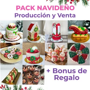 Imagen de portada para Curso online Pack Repostero "Navidad Rentable"