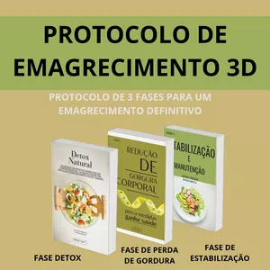 Imagem de capa para o Ebook Protocolo de Emagrecimento 3D 