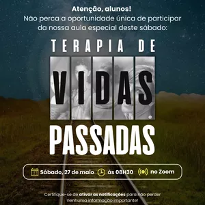 Imagem de capa para o Curso online Terapia de Vidas Passadas