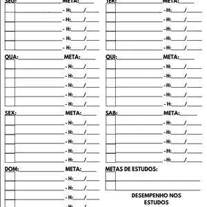 Imagem de capa para o Ebook Planner de Estudos - TDM