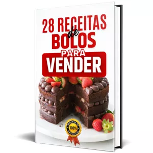 Imagem de capa para o Ebook 28 RECEITAS DE BOLOS PARA VENDER
