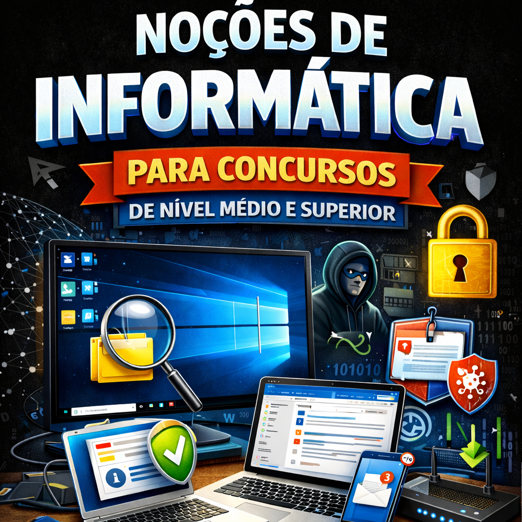 Imagem do curso NOÇÕES DE INFORMÁTICA PARA CONCURSOS