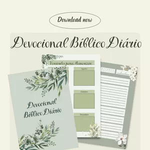 Imagem de capa para o Ebook Devocional Bíblico Ilustrado: Fortaleça sua Fé Diariamente