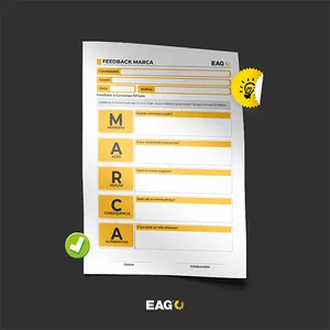 Imagem de capa para o Ebook Ferramenta - Feedback MARCA