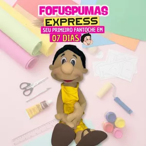 Imagem de capa para o Curso online Fofuspuma Express – Seu primeiro fantoche de espuma em 7 dias!