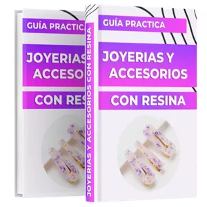 Imagen de portada para Ebook Guía Practica - Joyería y Accesorios con Resina 