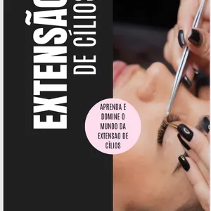 Imagem de capa para o Ebook Curso de extensão de cílios 