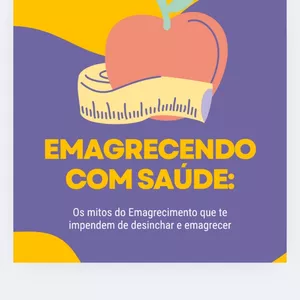 Imagem de capa para o Ebook Emagrecendo com saúde 