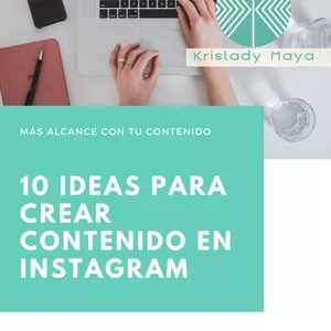 Imagen de portada para Ebook 10 Ideas para crear contenido en Instagram