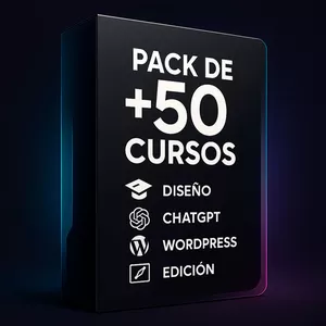 Imagen de portada para Curso online MEGA Pack de +50 Cursos Digitales