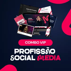 Imagem de capa para o Curso online Combo VIP - Profissão Social Media