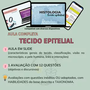 Imagem de capa para o Curso online Pack completo: Tecido Epitelial