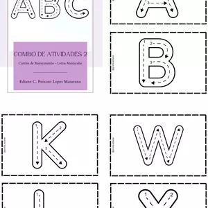Imagem de capa para o Ebook ARQUIVO DA ATIVIDADE DE CARTÕES DE RASTREAMENTO - LETRAS MAIÚSCULAS