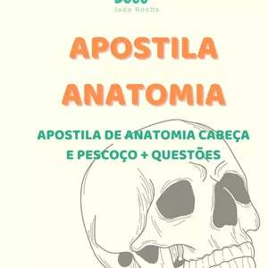 Imagem de capa para o Ebook Apostila Anatomia Cabeça e Pesço