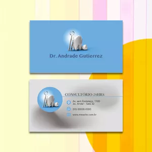 Imagem de capa para o Curso online Modelo de Cartão de Visita | Dentista 001