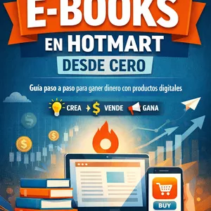 Imagen de portada para Ebook Comó crear E-books en Hotmart 