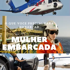 Imagem de capa para o Ebook MULHER  EMBARCADA OFFSHORE