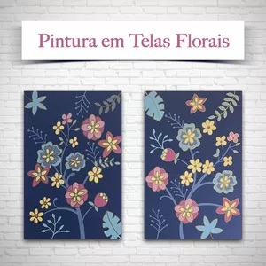 Imagem do curso Pintura em Telas Florais