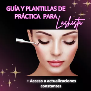 Imagen de portada para Ebook Guía y Plantillas de Práctica para Lashitas
