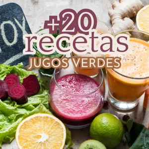 Imagen de portada para Ebook 20 recetas de jugos verdes 