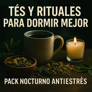 Imagen de portada para Curso online Tés y Rituales para Dormir Mejor (Pack Nocturno Antiestrés)