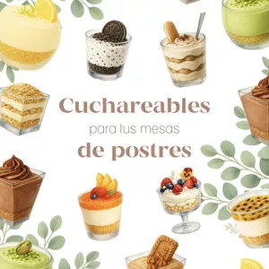 Imagen de portada para Ebook Cuchareables para tus mesas de postres