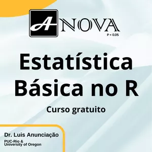 Imagem de capa para o Curso online Estatística básica no R