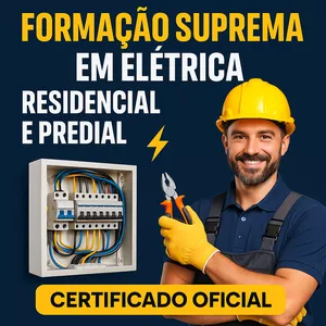 Imagem do curso Formação Suprema em Elétrica Residencial e Predial – Certificado Oficial 