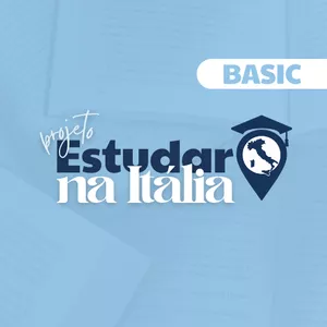 Imagem de capa para o Curso online PROJETO ESTUDAR NA ITÁLIA - Plano Basic