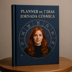Imagem de capa para o Ebook Planner de 7 Dias - Jornada Cósmica