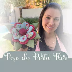 Imagem de capa para o Curso online Peso de Porta de Flor