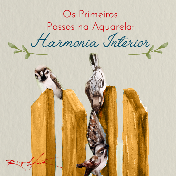 Imagem do curso Os primeiros passos da aquarela: Harmonia Interior - com Raquel Falk