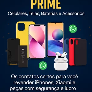 Imagem de capa para o Ebook Fornecedores PRIME: Celulares, Telas, Baterias e Acessórios