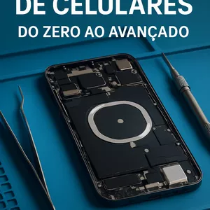 Imagem de capa para o Ebook Ebook Manutenção de celulares: Do Zero ao avançado e o Negócio de Sucesso...