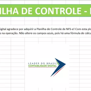 Imagem de capa para o Curso online Planilha de Controle de NFS-E